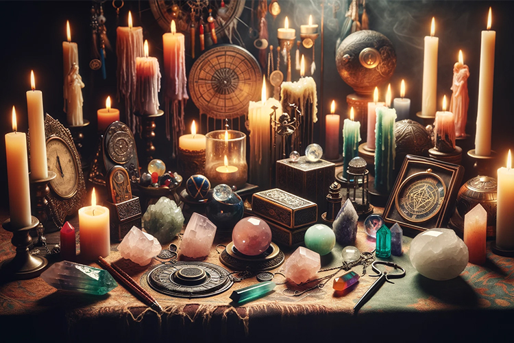 Oggetti e candele esoteriche: strumenti essenziali nelle pratiche