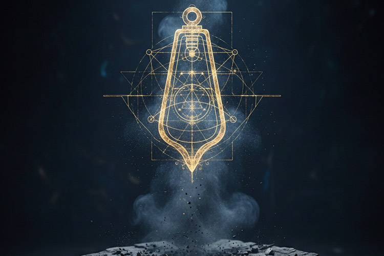 L’Alchimia del Pendolo Egizio: Geometria Sacra e Trasmutazione Energetica